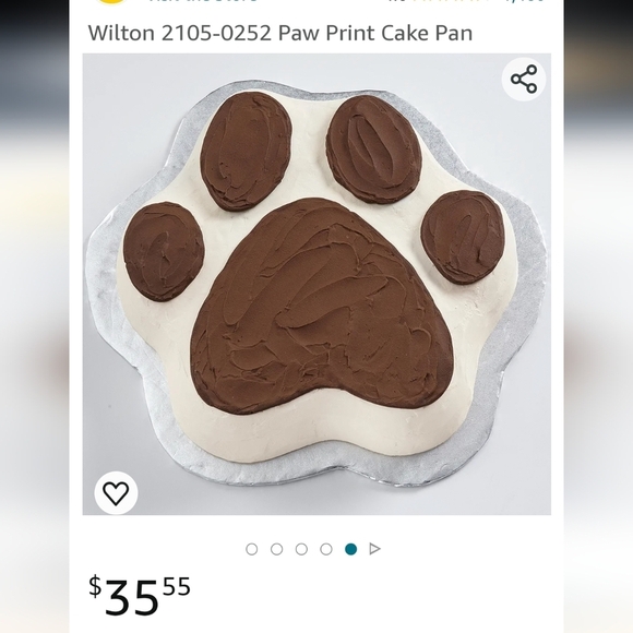 Wilton Paw Print Cake Pan New! - Picture 1 of 10